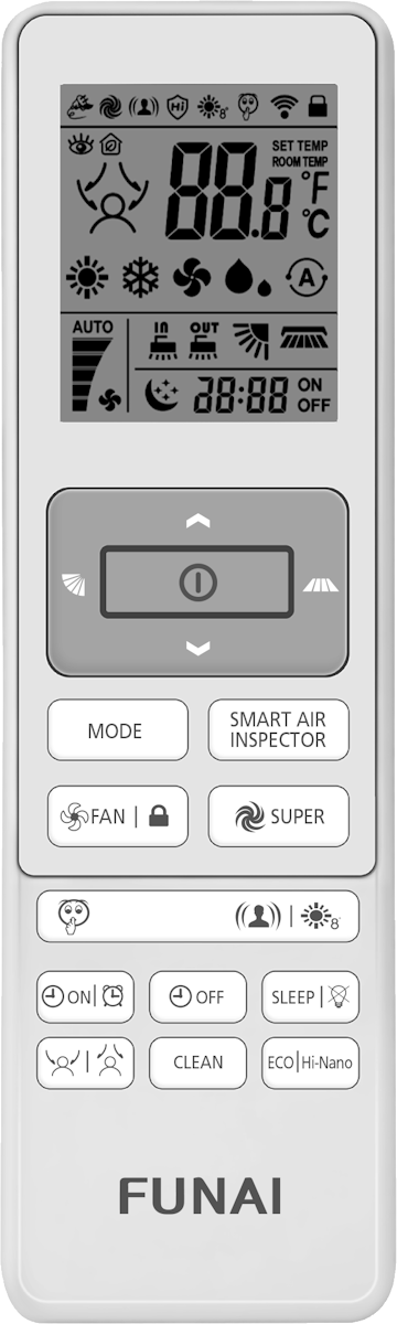 FUNAI EMPEROR SMART EYE FULL DC Inverter 2024 RACI-EM25HP.D04 (комплект)